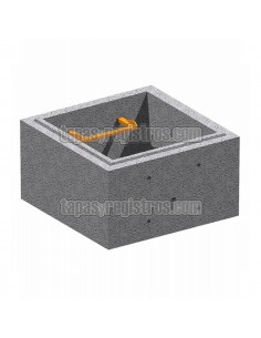 Pozo prefabricado de hormigón H200 cuadrado