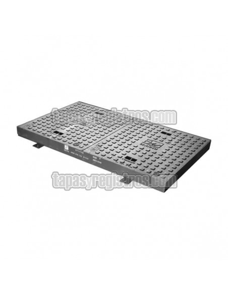 Tapa y marco 1242x724 mm Sevillana fundición dúctil D400 Tapa y marco 1242x724 mm Sevillana fundición dúctil D400