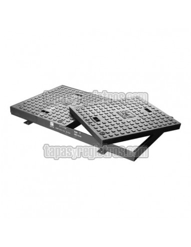 Tapa y marco 1242x724 mm Sevillana fundición dúctil D400 Tapa y marco 1242x724 mm Sevillana fundición dúctil D400