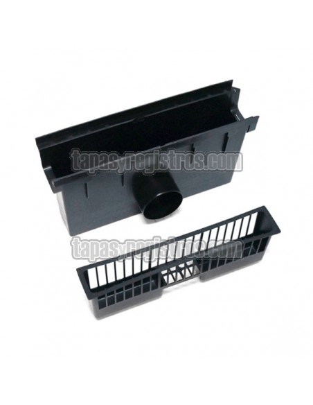 Arqueta sifónica de polipropileno con cestillo y salida de 110 mm Arqueta sifónica de polipropileno con cestillo y salida de 110 mm