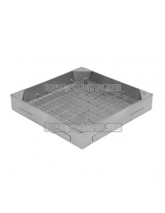 Tapas para arquetas estancas en acero inoxidable rellenable - Normal 2
