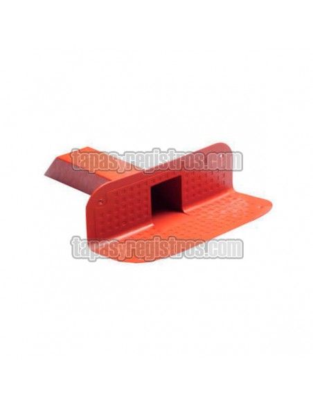 Cazoleta de TPE con salida horizontal para balcones Cazoleta de TPE con salida horizontal para balcones