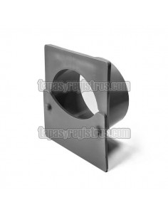 Tapa de PVC con tubo de salida de 110 mm para canaleta de hormigón polímero de 125x1000 mm 2