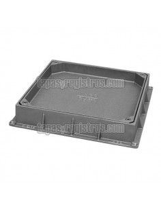 Tapas para arquetas estancas en fundición de aluminio rellenable - Normal