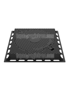 Tapas para arquetas en fundición dúctil D-400 Ø 610 mm H 93 mm