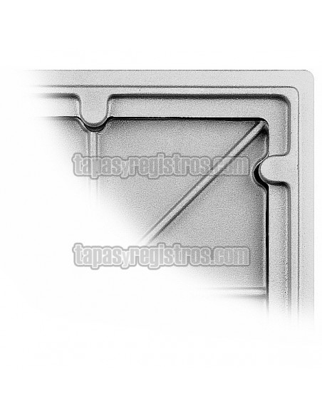 Tapas para arquetas estancas en fundición de aluminio - Normal