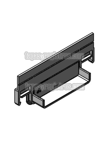 Tapa ciega para canaleta de polipropileno BASE DN100