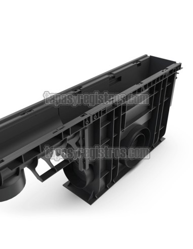 Arqueta hormigón polimero con arenero de 125x500 mm y cestillo zincado Arqueta hormigón polimero con arenero de 125x500 mm y cestillo zincado