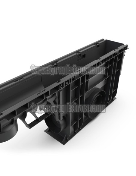 Arqueta hormigón polimero con arenero de 125x500 mm y cestillo zincado Arqueta hormigón polimero con arenero de 125x500 mm y cestillo zincado