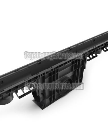 Arqueta hormigón polimero con arenero de 125x500 mm y cestillo zincado Arqueta hormigón polimero con arenero de 125x500 mm y cestillo zincado