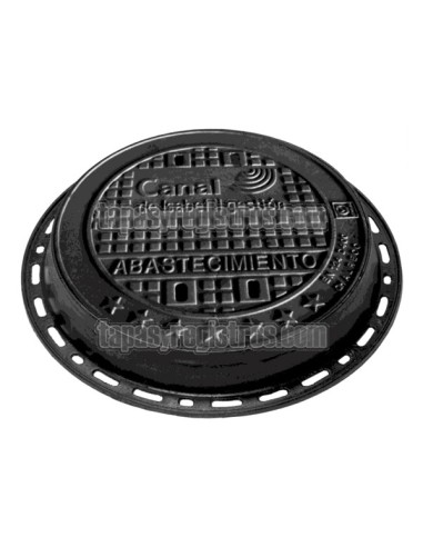 Tapas para pozo en fundición dúctil D-400 Ø 625 mm H 100 mm - Canal Isabel II Gestión