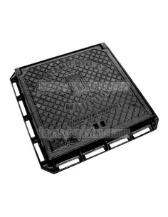 Tapas de arquetas en fundición dúctil 561x561 abatible B-125 H 75 mm - Ayuntamiento de Madrid