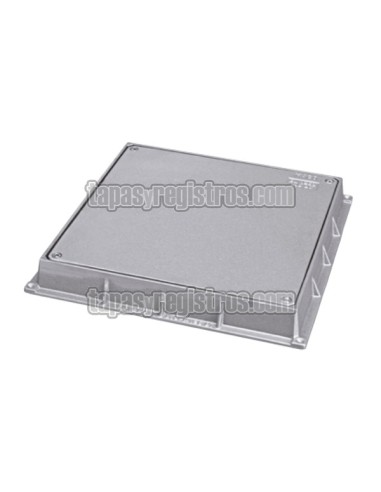 Tapas para arquetas estancas fundición de aluminio rellenable reversible