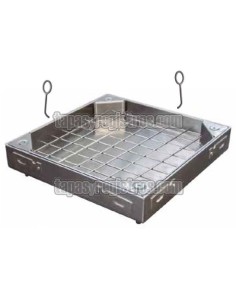 Tapas para arquetas estancas en acero galvanizado rellenable - Normal