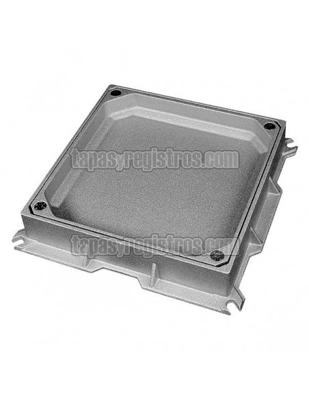 Tapas para arquetas estancas en fundición de aluminio rellenable - Reforzada