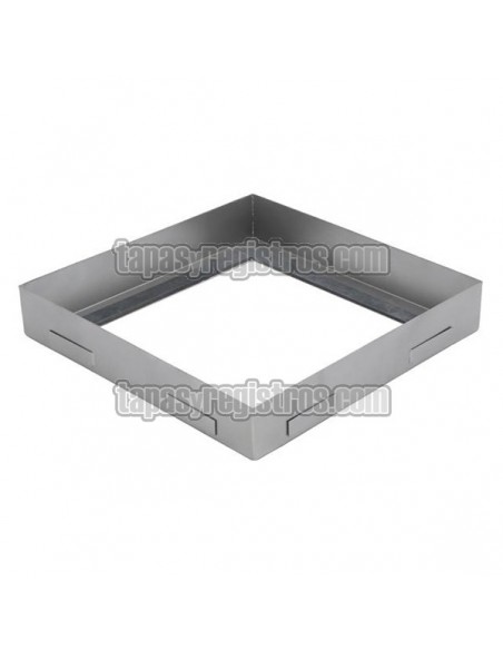 Tapas para arquetas estancas en acero inoxidable rellenable - Normal