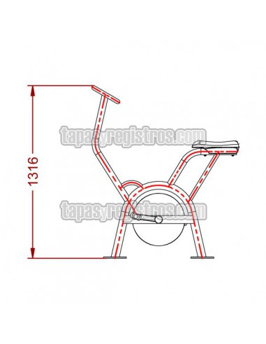 Juego biosaludable Bicicleta