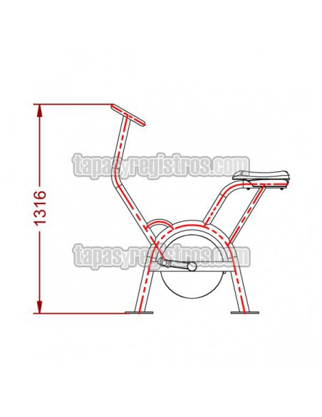 Juego biosaludable Bicicleta