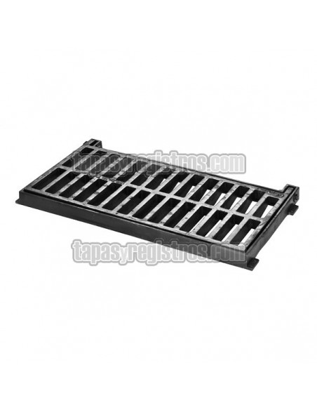 Rejilla de fundición dúctil 300x648 mm articulada Clase D-400