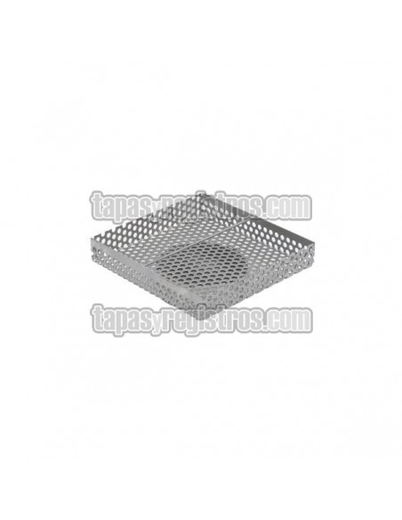 Sumidero de acero inoxidable industrial sifónico de salida vertical con cestillo