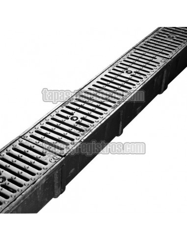 Conjunto canal y rejilla de fundición...