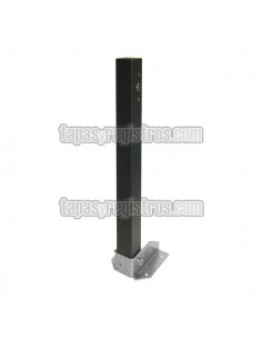 Pilona abatible metálica...