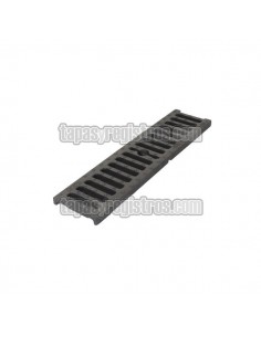 Rejilla de 125x500 mm en fundición dúctil de empotrar - Clase B125