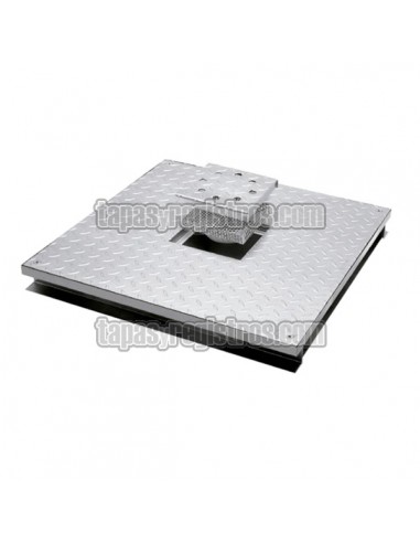 Tapa estanca en acero inoxidable antideslizante con sumidero - Reforzada Tapa estanca en acero inoxidable antideslizante con sumidero - Reforzada