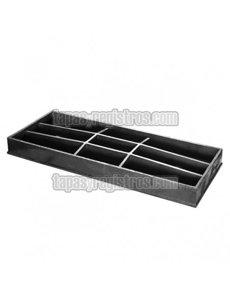 Bandeja o tapa de fundición dúctil de 1005x400 carga 400 KN Bandeja o tapa de fundición dúctil de 1005x400 carga 400 KN