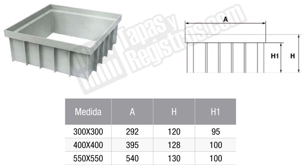 Sumideros, Calderetas, Arquetas y Canaletas - Tapa Arqueta Polipropileno