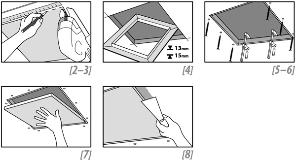 TRAMPILLA CLICK ALUMINIO 40X40 DE INSPECCION PYL